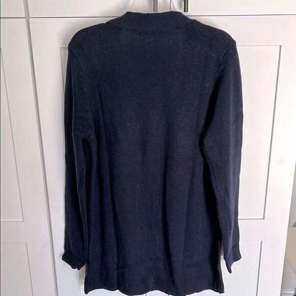 Karen Scott Navy Open Front Cardigan - XL - NWT - Picture 4 of 4